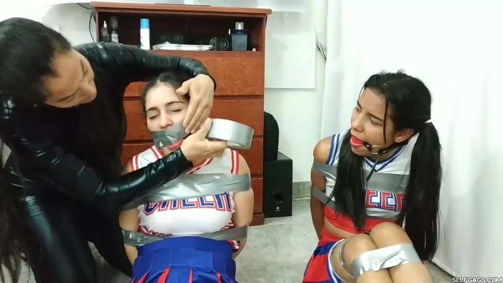 Cheerleader Rival Girls In Bondage