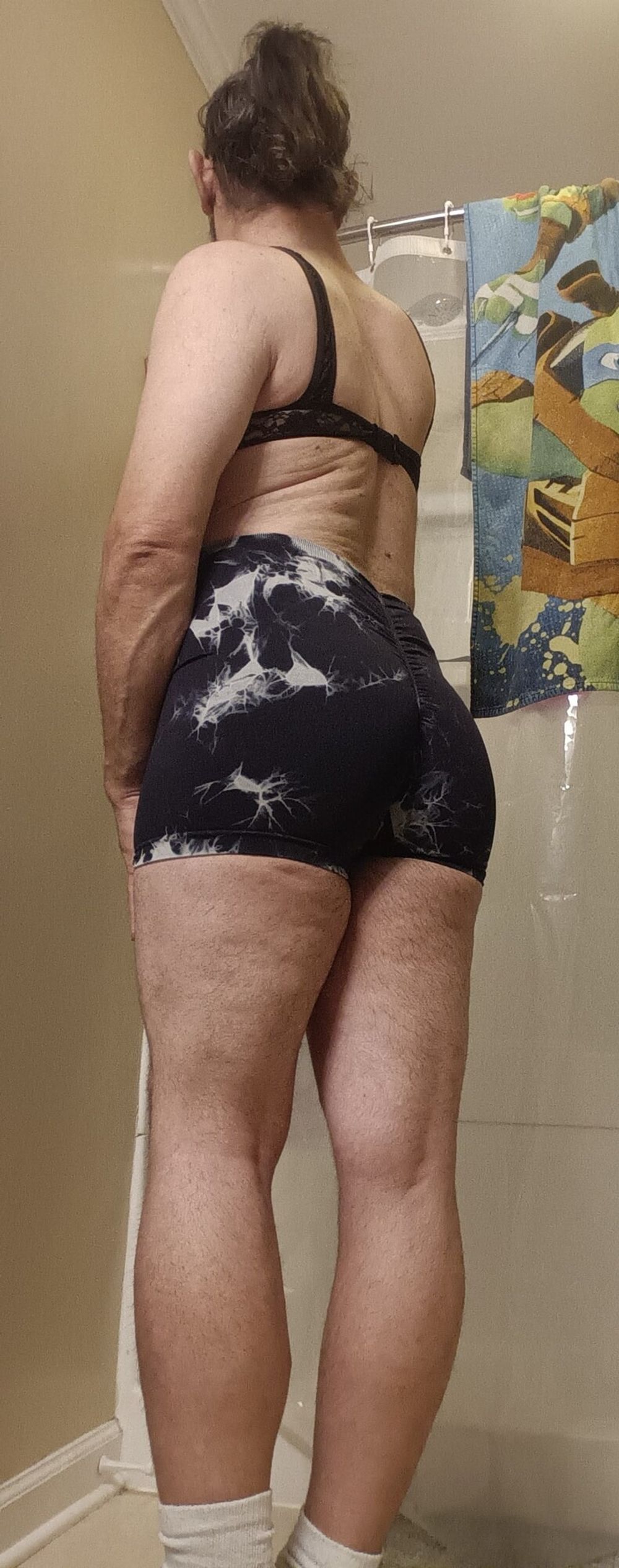 Ass looks so good in my little sexy shorts.... What do you t #24