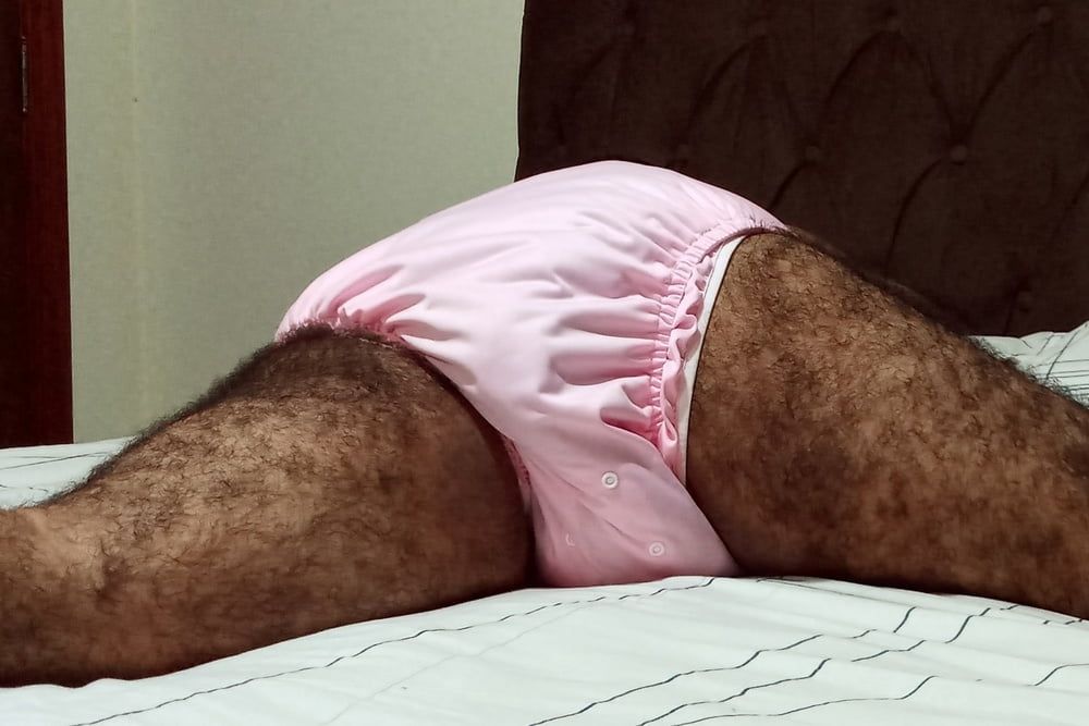 USING PINK NAPPY TO RELAX  #4