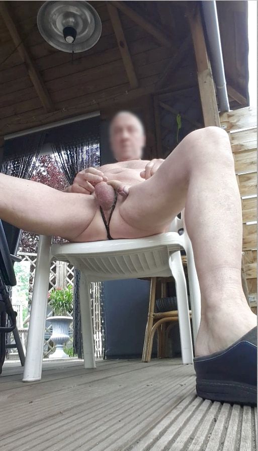 bondage exhibitionist dildo assfucking sexshow cumshot #7