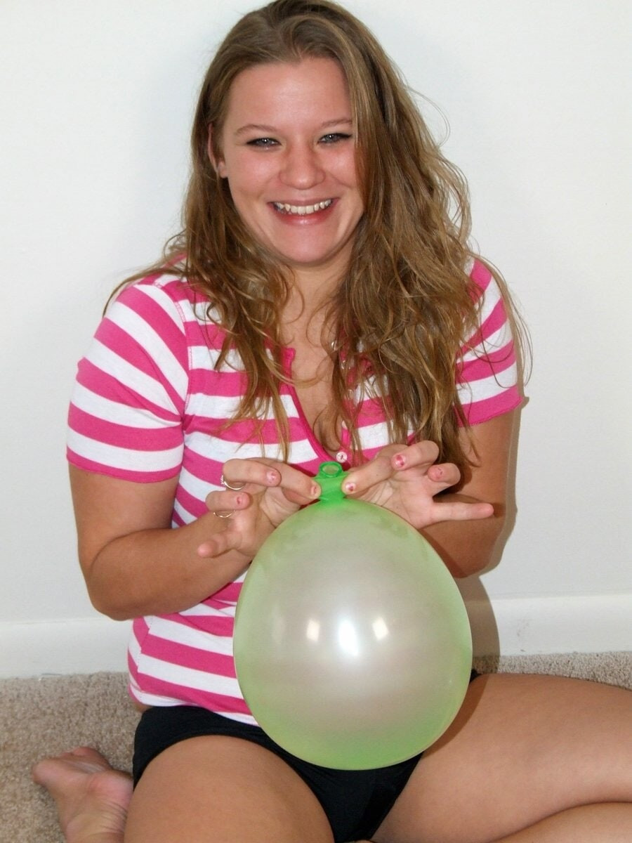 Christy Heart playing with Balloons #15