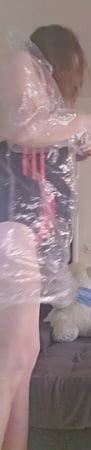 Toby in Sexy Swimsuit and Transparent Dress 