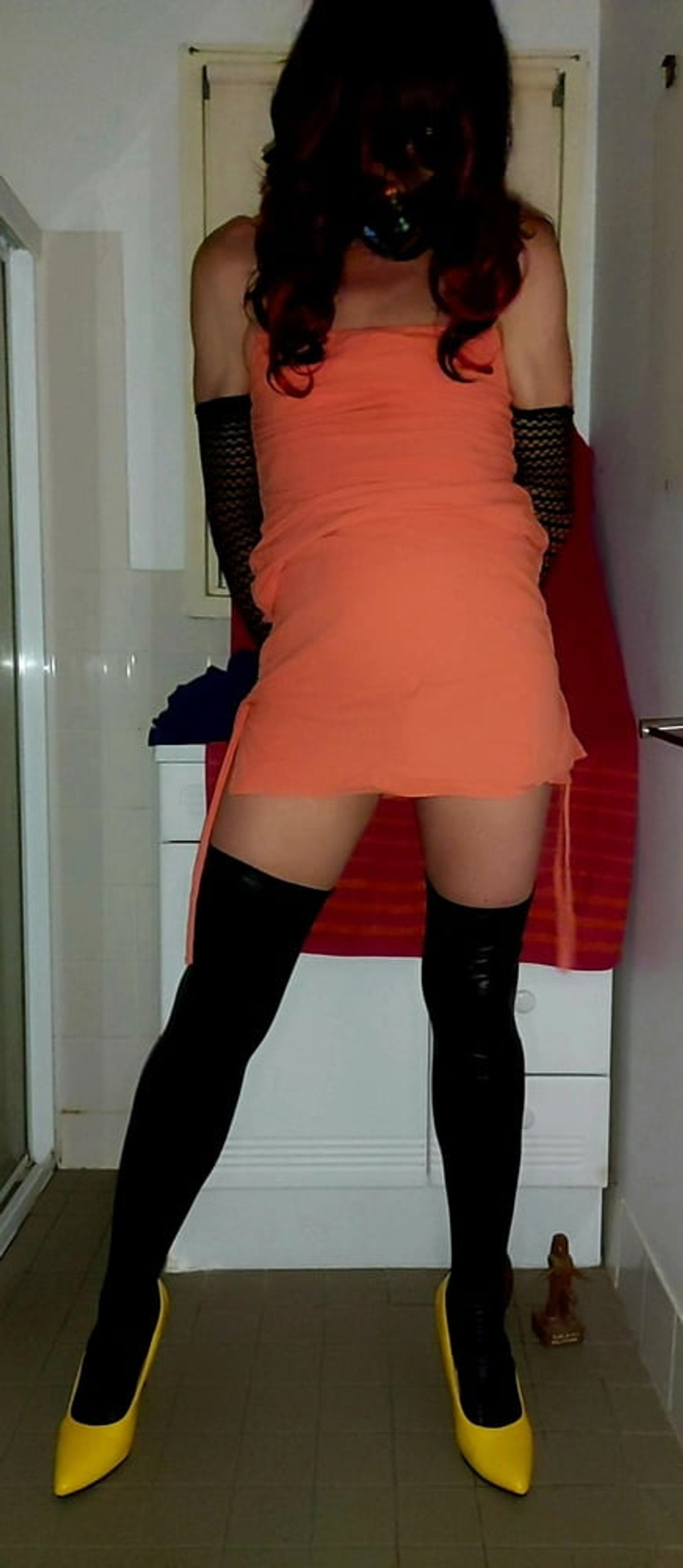 Orange dress  #23