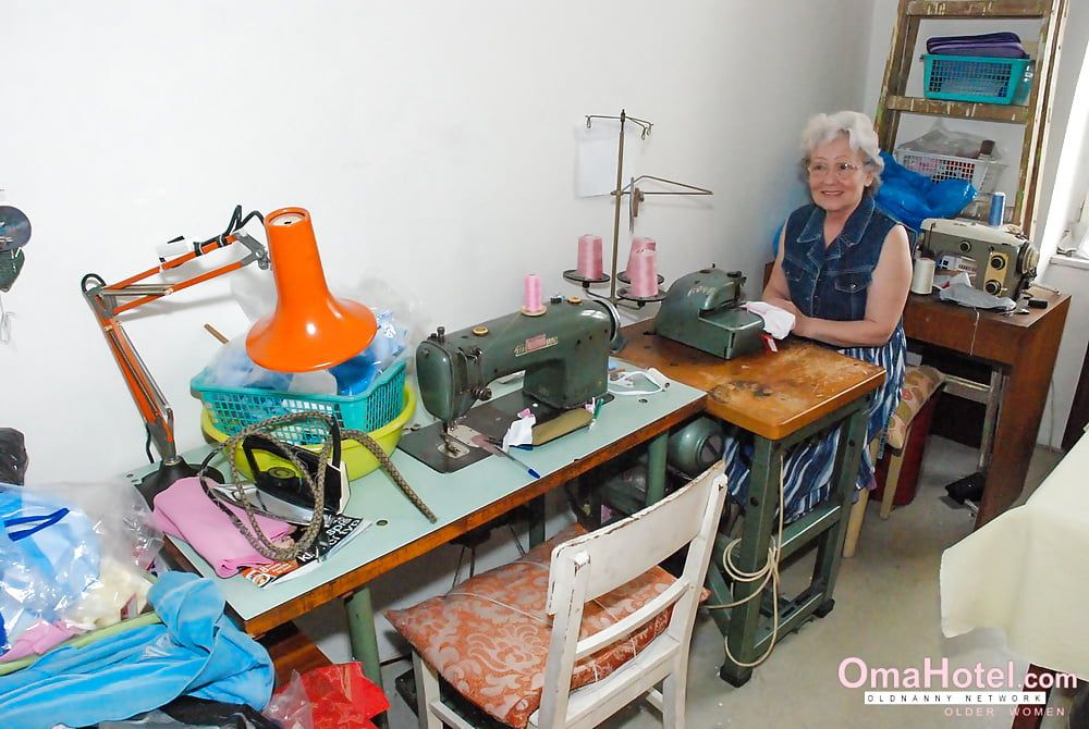 Grandma playing with adult toy #14