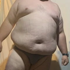Horny big man