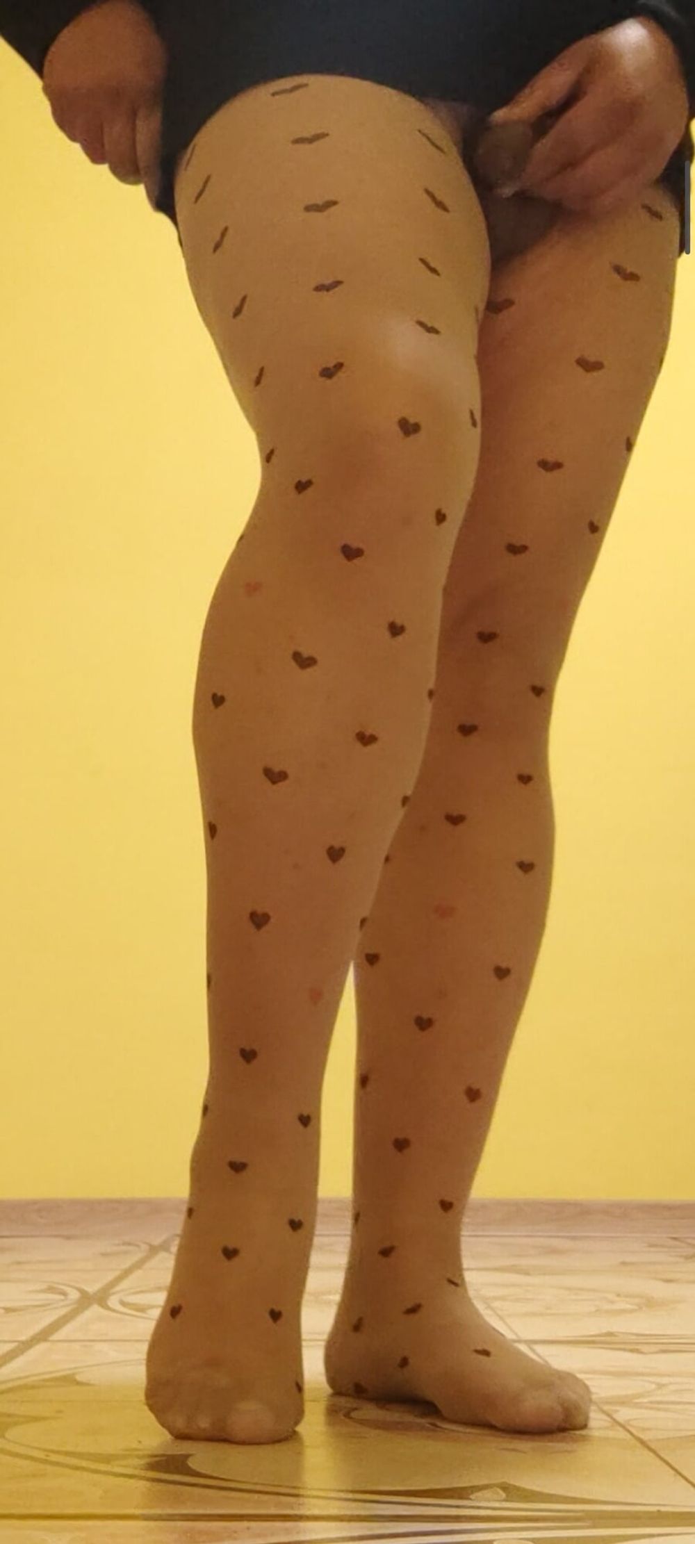 Ripple pantyhose on me #35