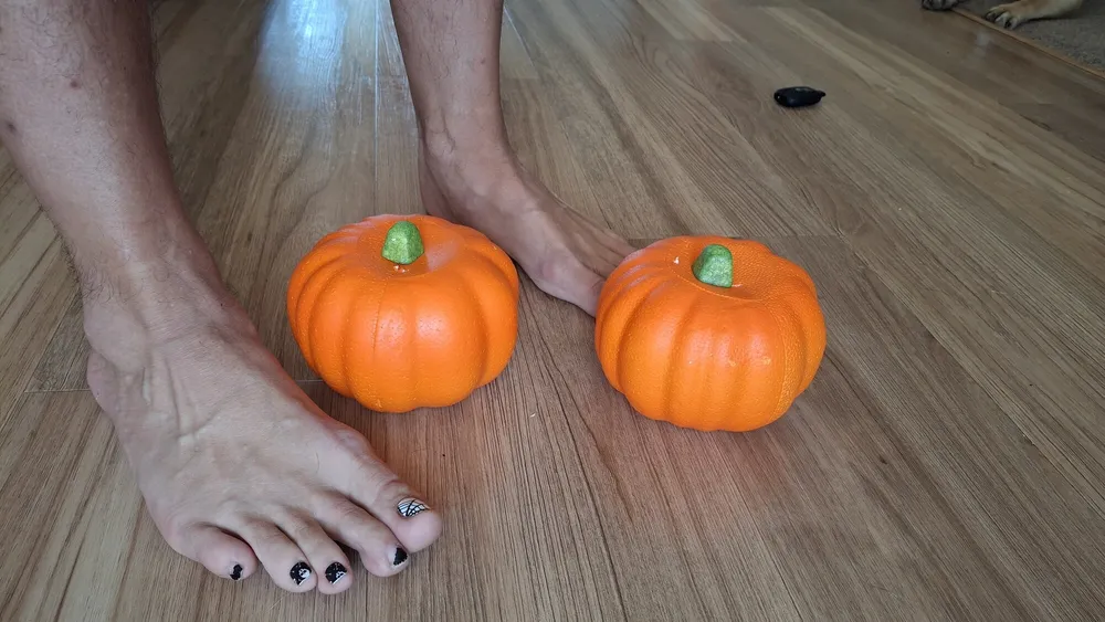 Pumpkin Foot Fetish #7