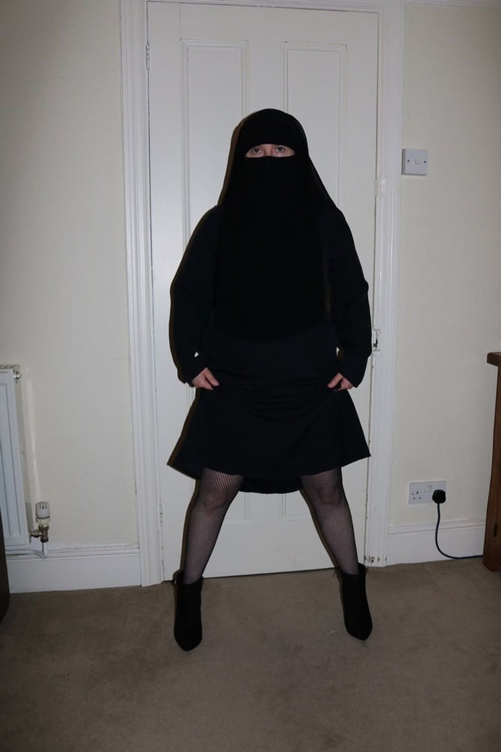 Burqa Niqab Fishnet Pantyhose #10