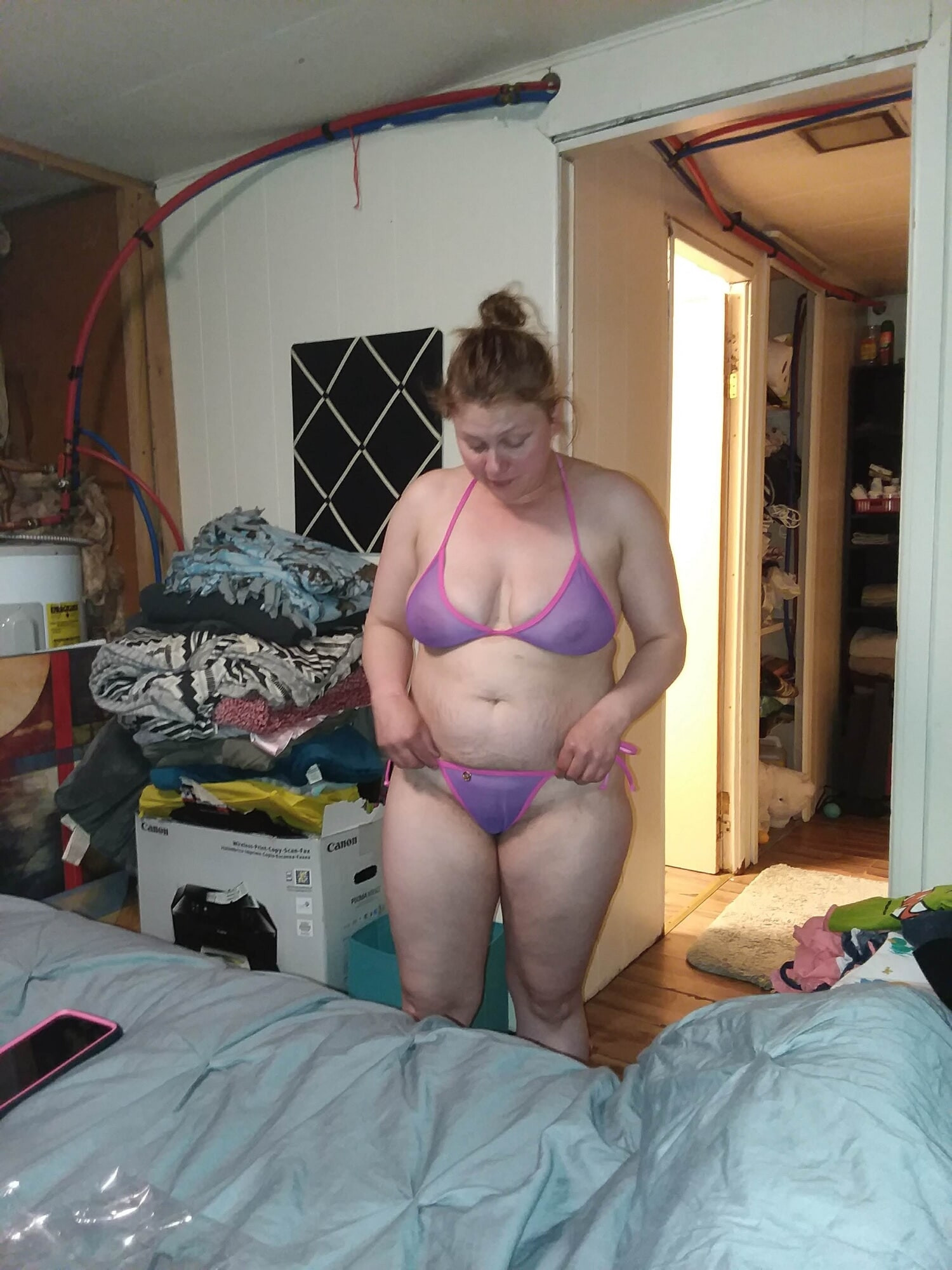 Dezahrae dilley see through bikini 