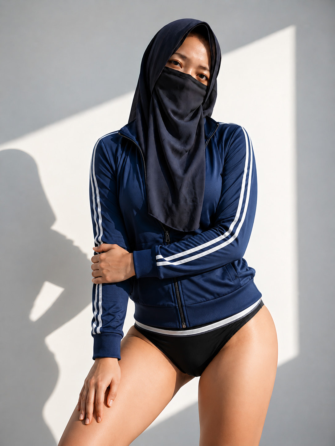 Asian Sporty Hijab Niqabi Girl - Minokiiko