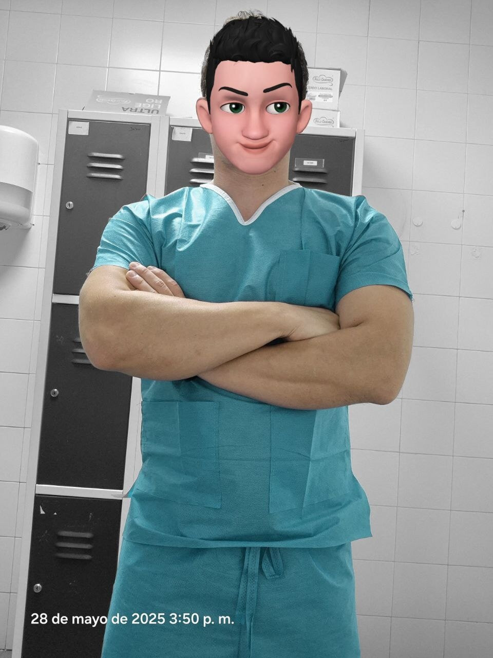 with my work uniform #2