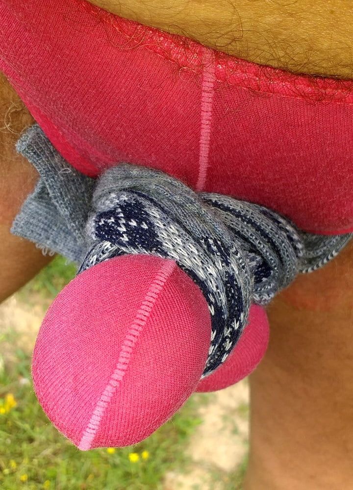 Dick, Socks and my Cum #44