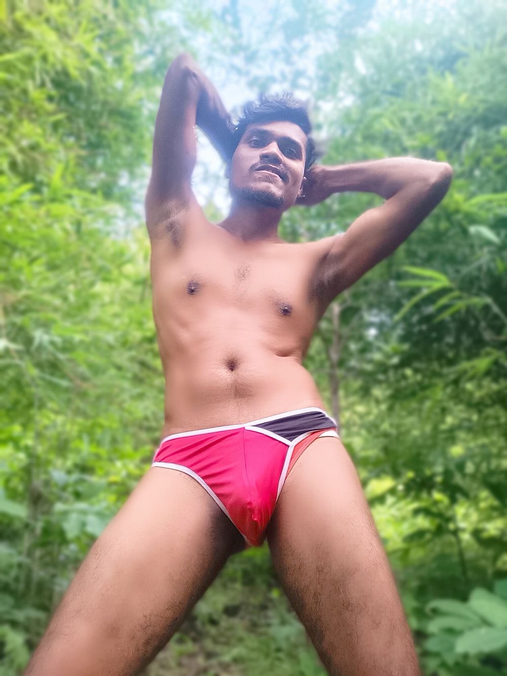  jordiweek in hot red man brief  #9