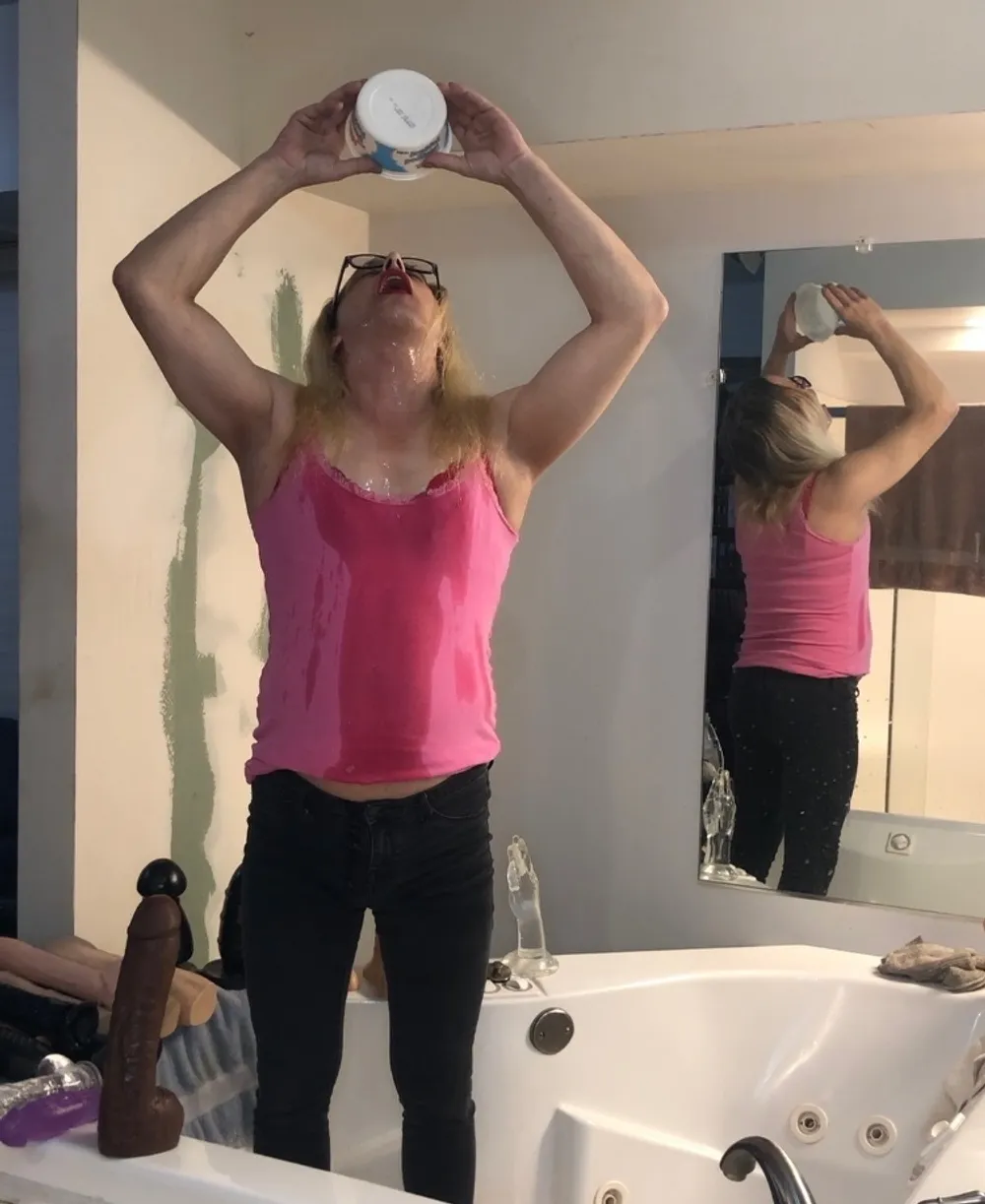 Sissy Slut Ashley Jolene Getting Soaked with Piss #3