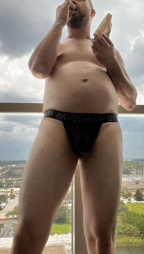 All Black thong