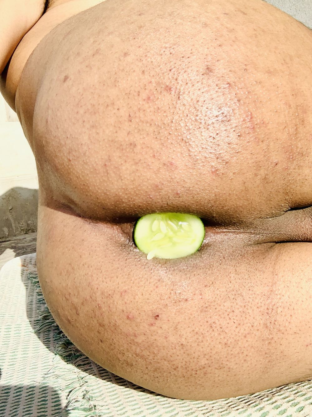 Cucumber deeply fuck my big ass #2