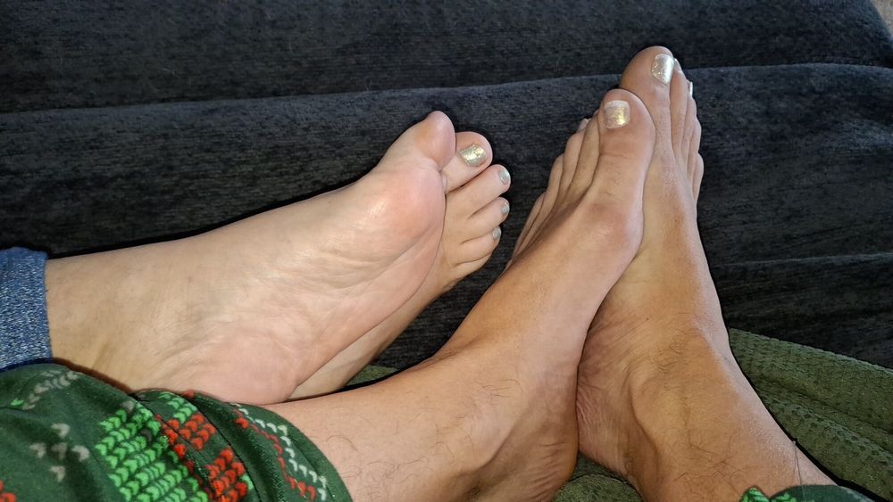 Barefoot footsie before sex #24