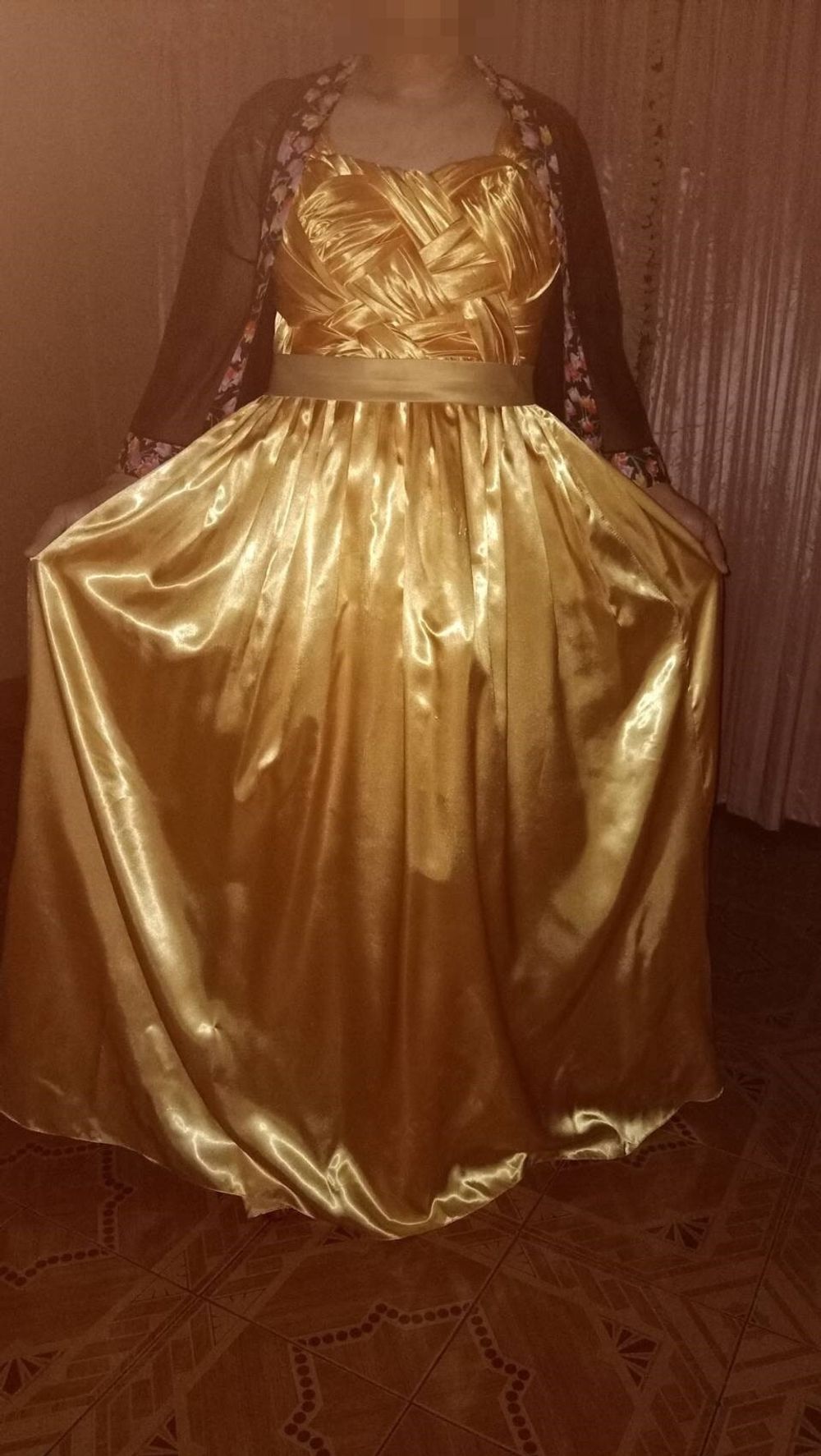 long satin gold #3