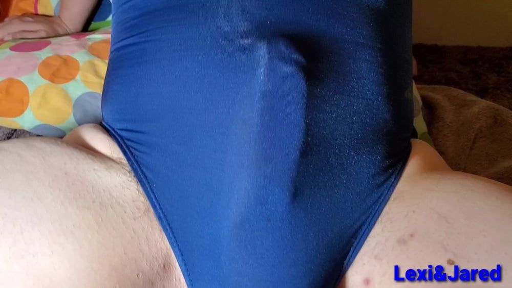 Handjob Big Dick in Spandex One Piece #22