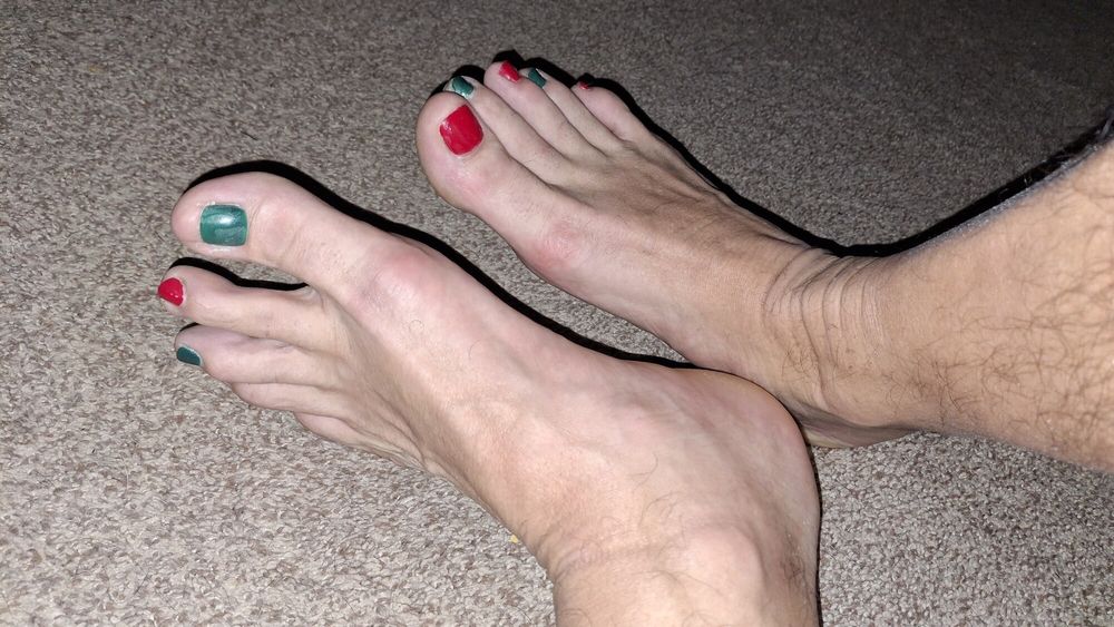 Showing some toes for Christmas #27