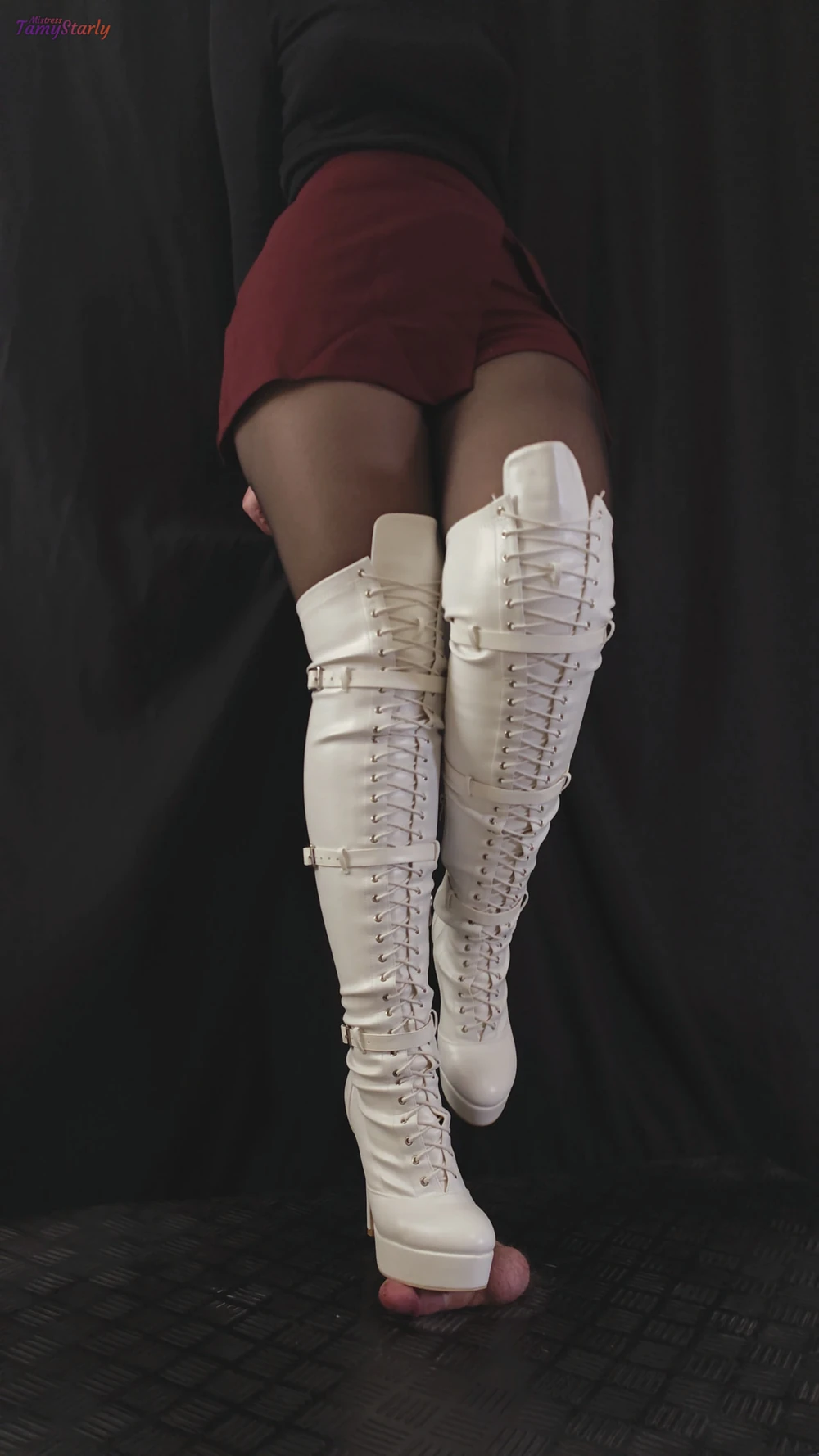 Kicking, Stomping, and Crushing your Cock in Knee High Boots #13
