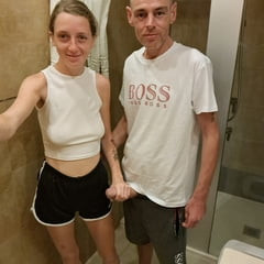 Naughty bathroom pics with my girlfriend 