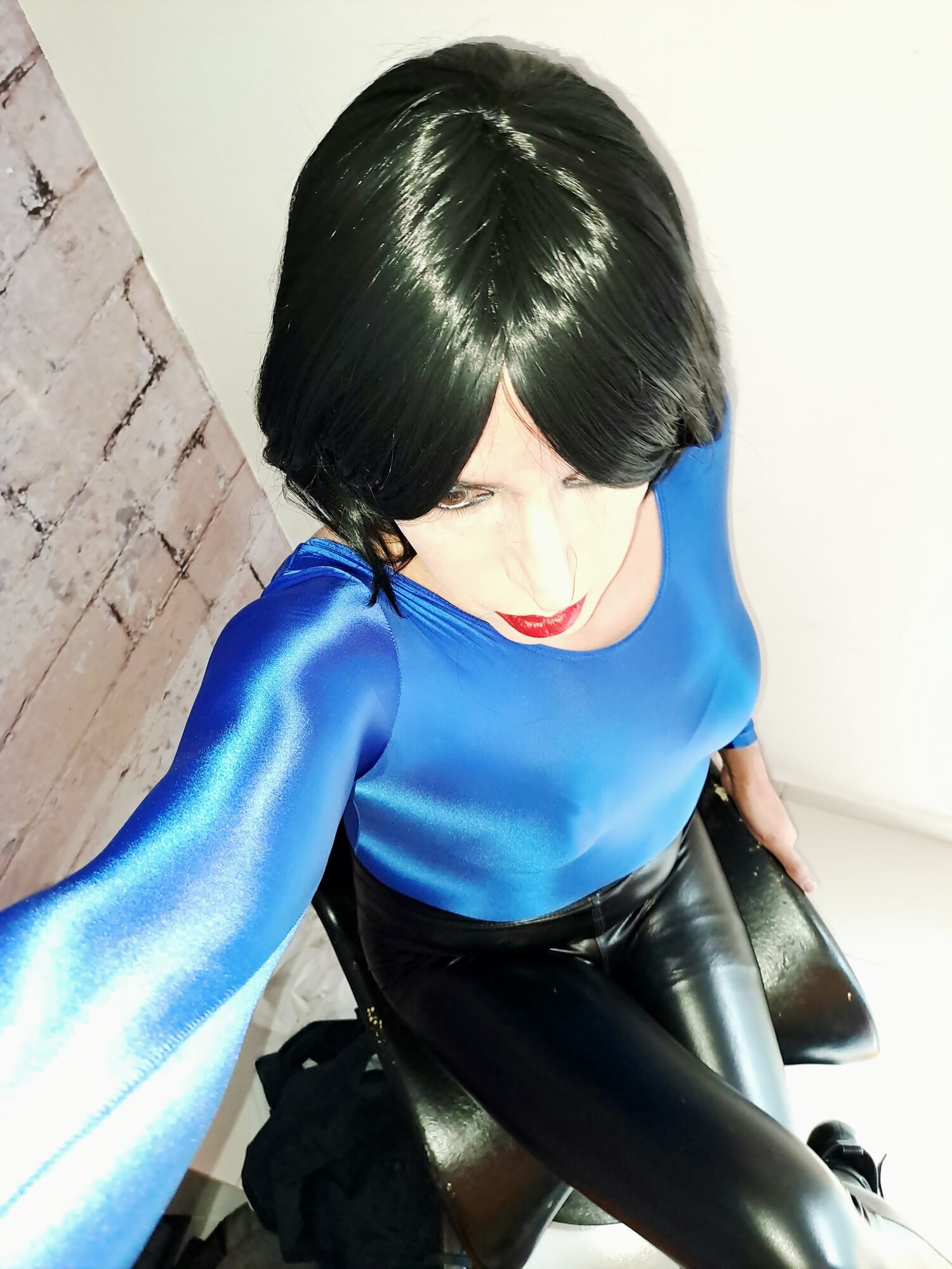 Blue body and black leggins #17