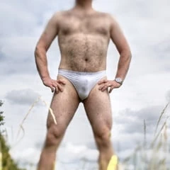 White thong