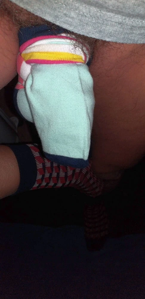 Dick, Socks and my Cum #14