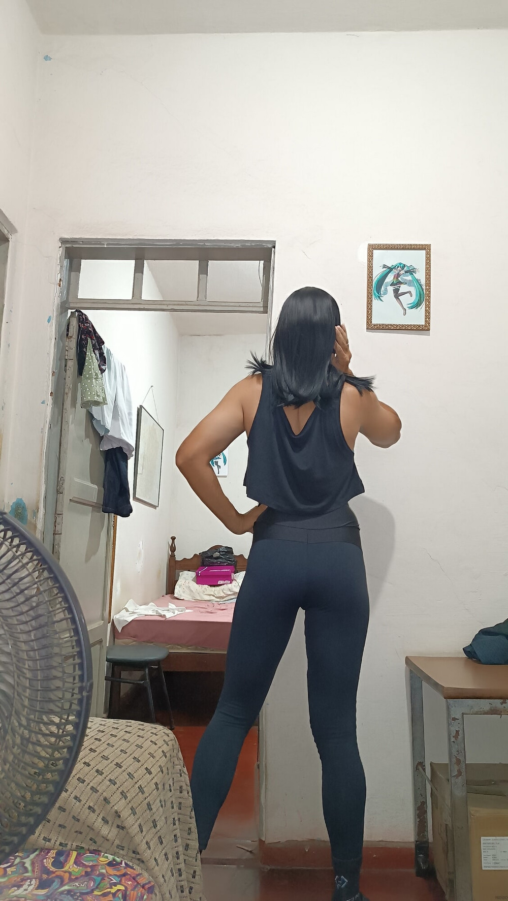 Sakura Nakamura Skinner Legging Gym  #25