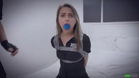 chloe toy police officer in bondage         