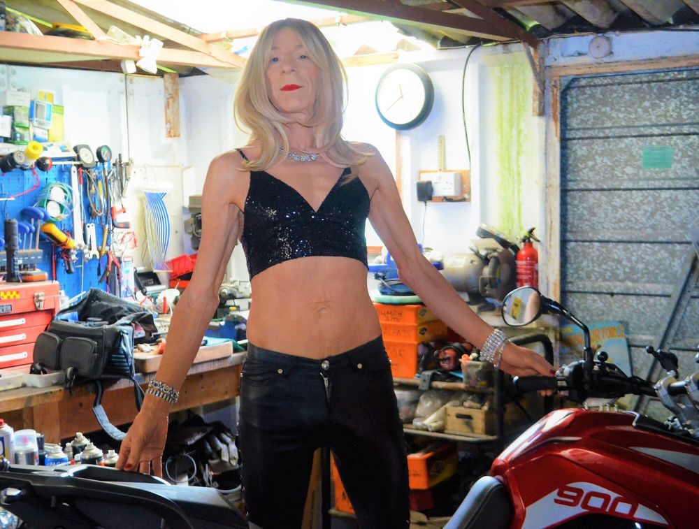 109 Alesssia Travestita on Triumph Tiger #8