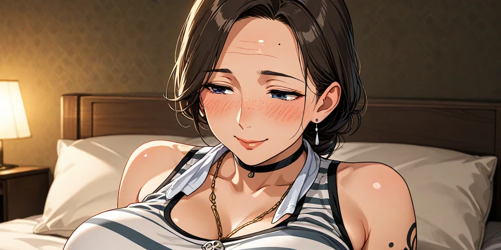 A Teasing AI Generated Brunette #2