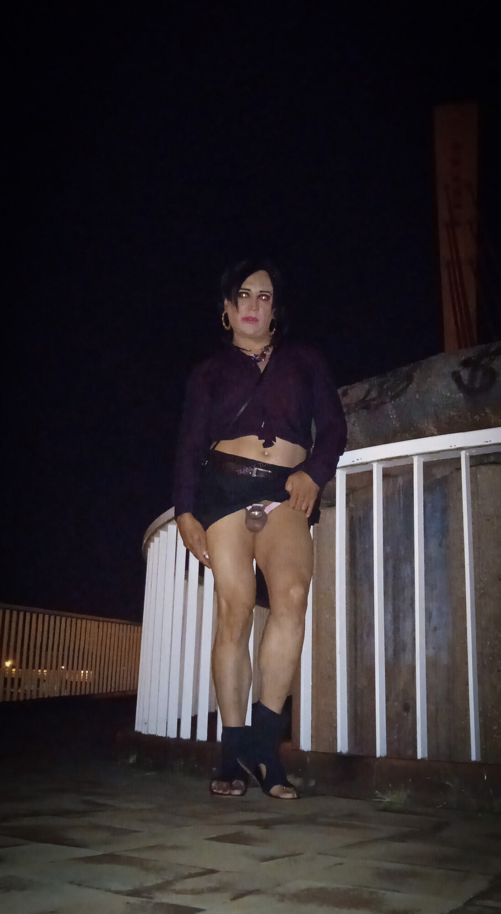 Sissy doing Naughty outdoor-july 2024 #5
