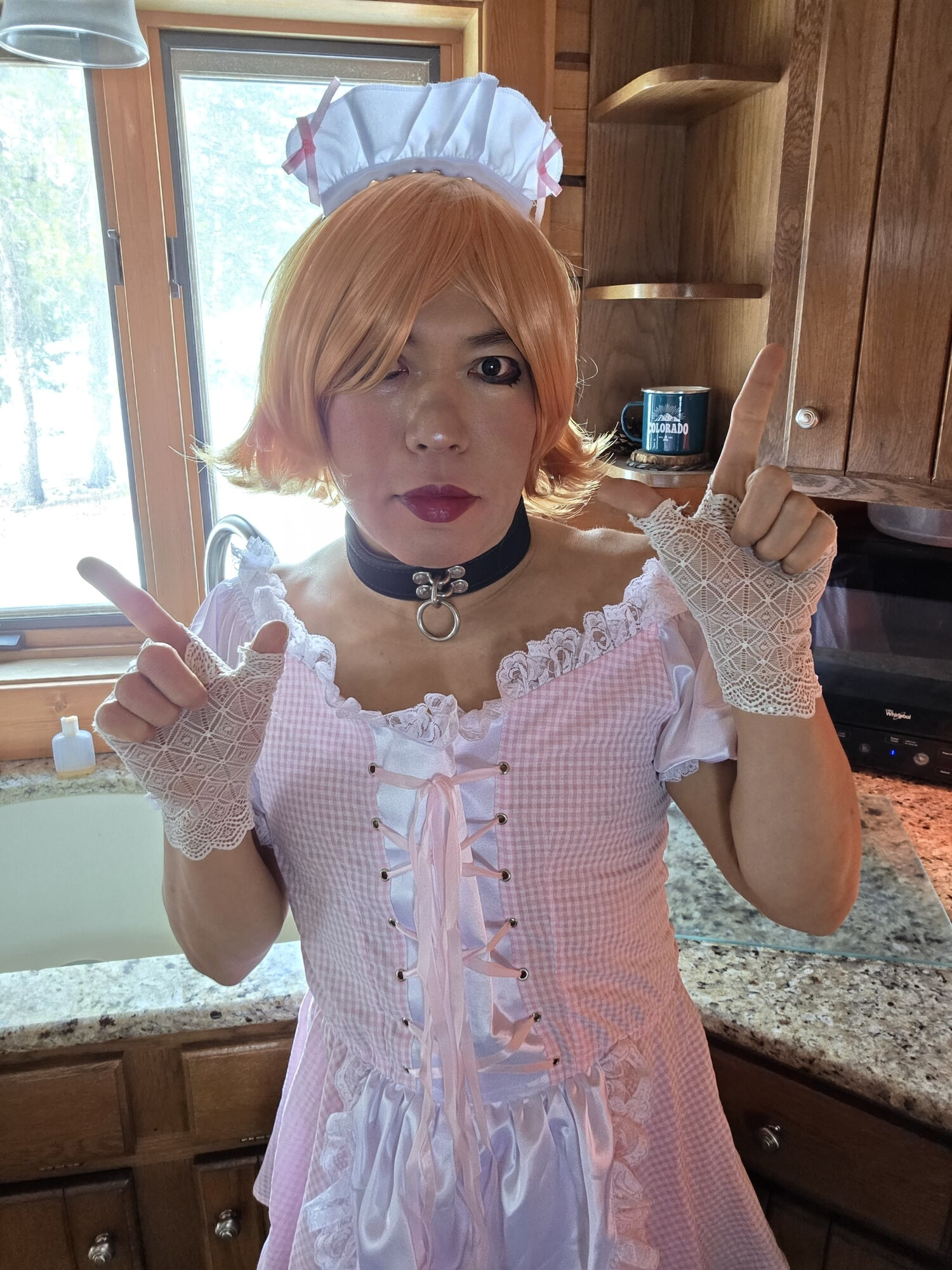 Chubby Pink Trans Maid #9