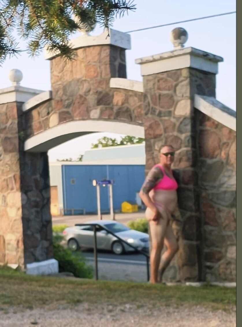 Sissy in a Cemetery  #9