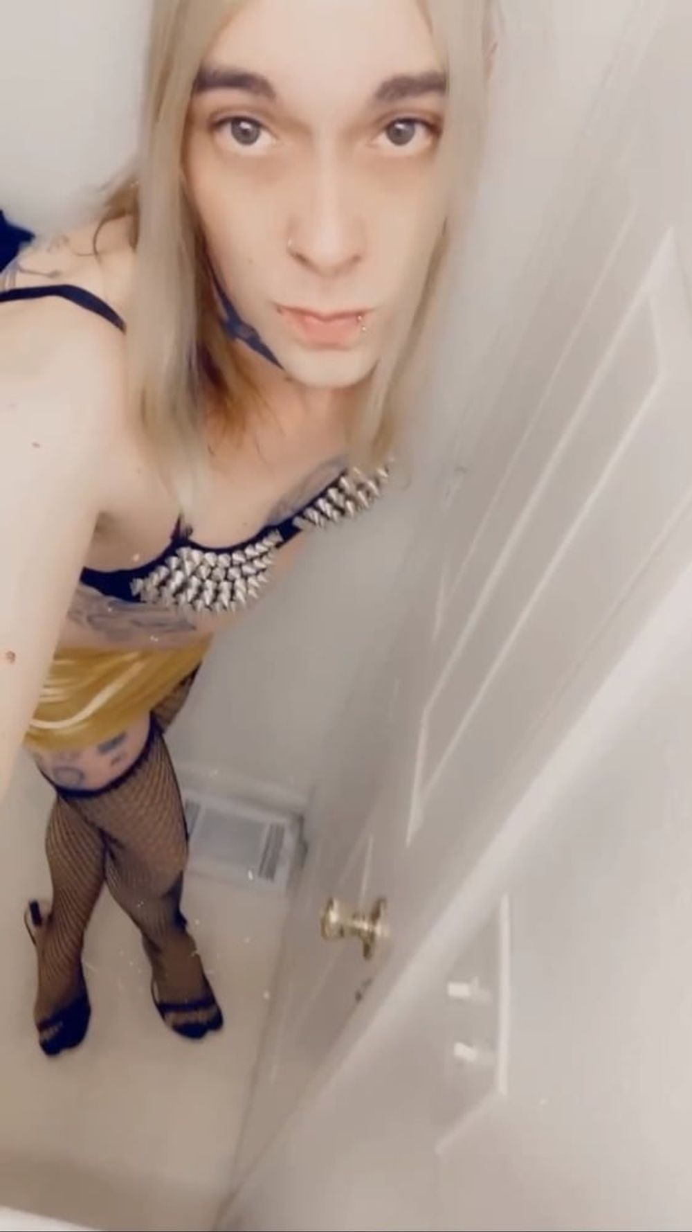 Sexy Gold Miniskirt Slut #21