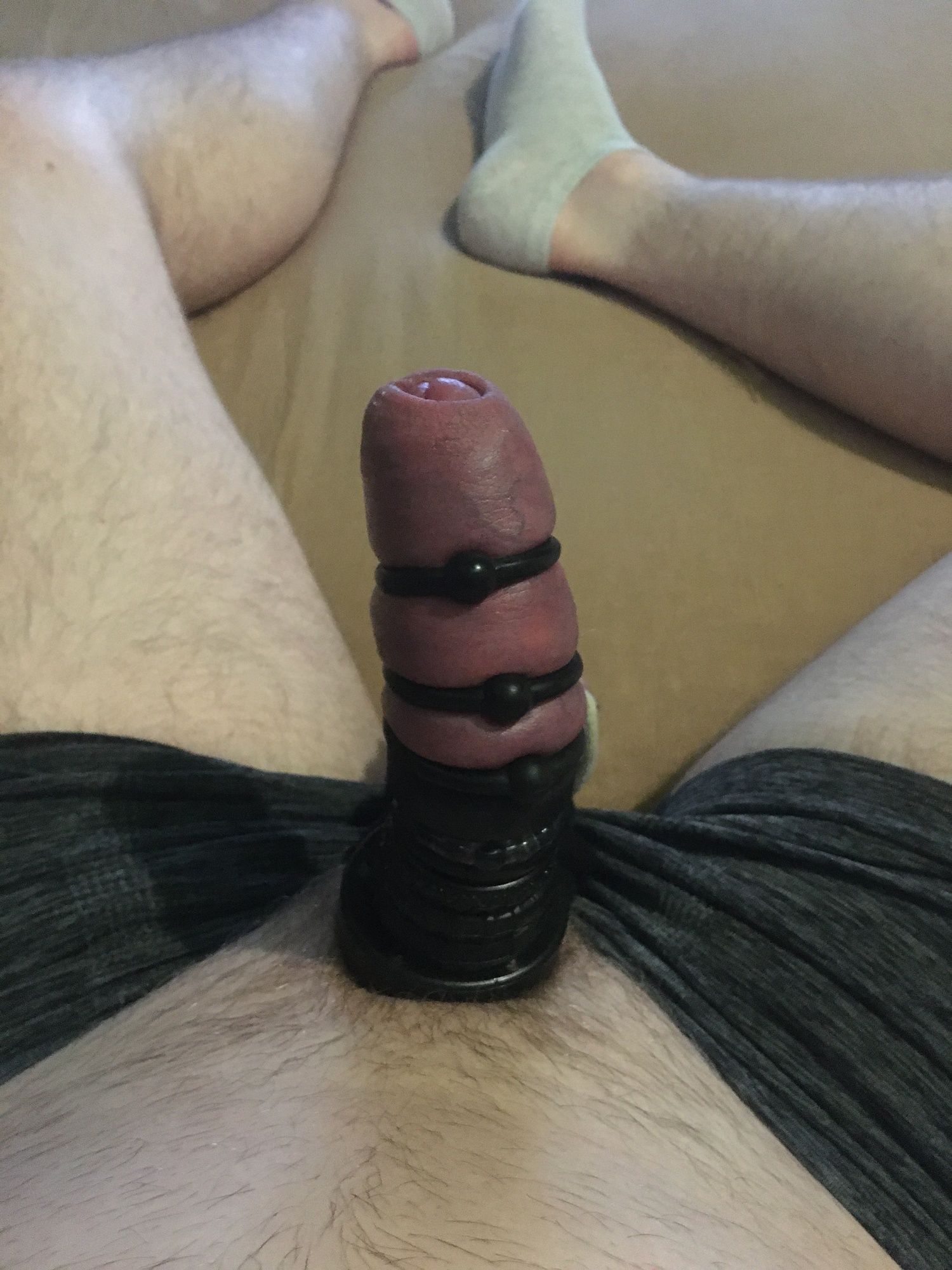 Bound Balls And Cock With Rings  #5