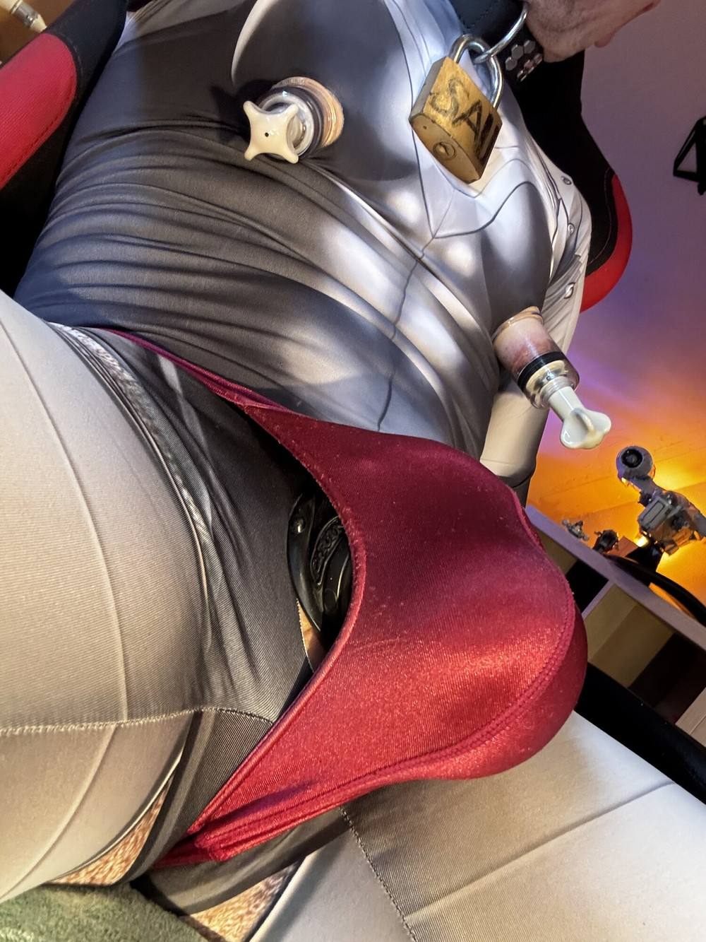 Lycra FAG Bitch Slut Whore #5