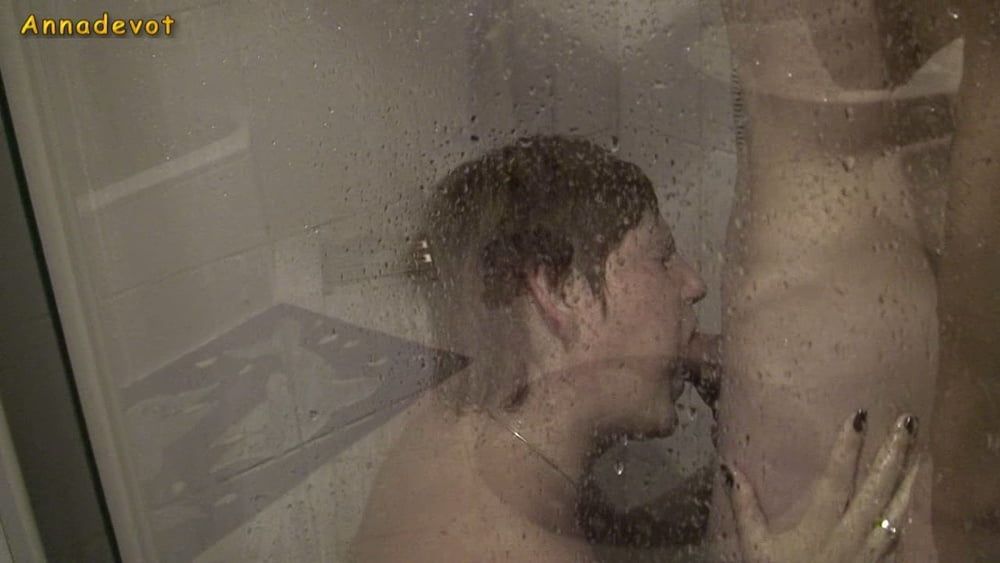 DEEP THROAT blowjob in the shower #4