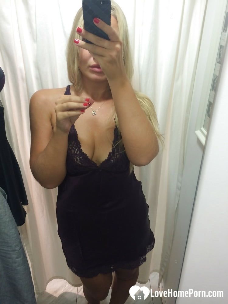 Astonishing girlfriend tries on a couple of outfits #37
