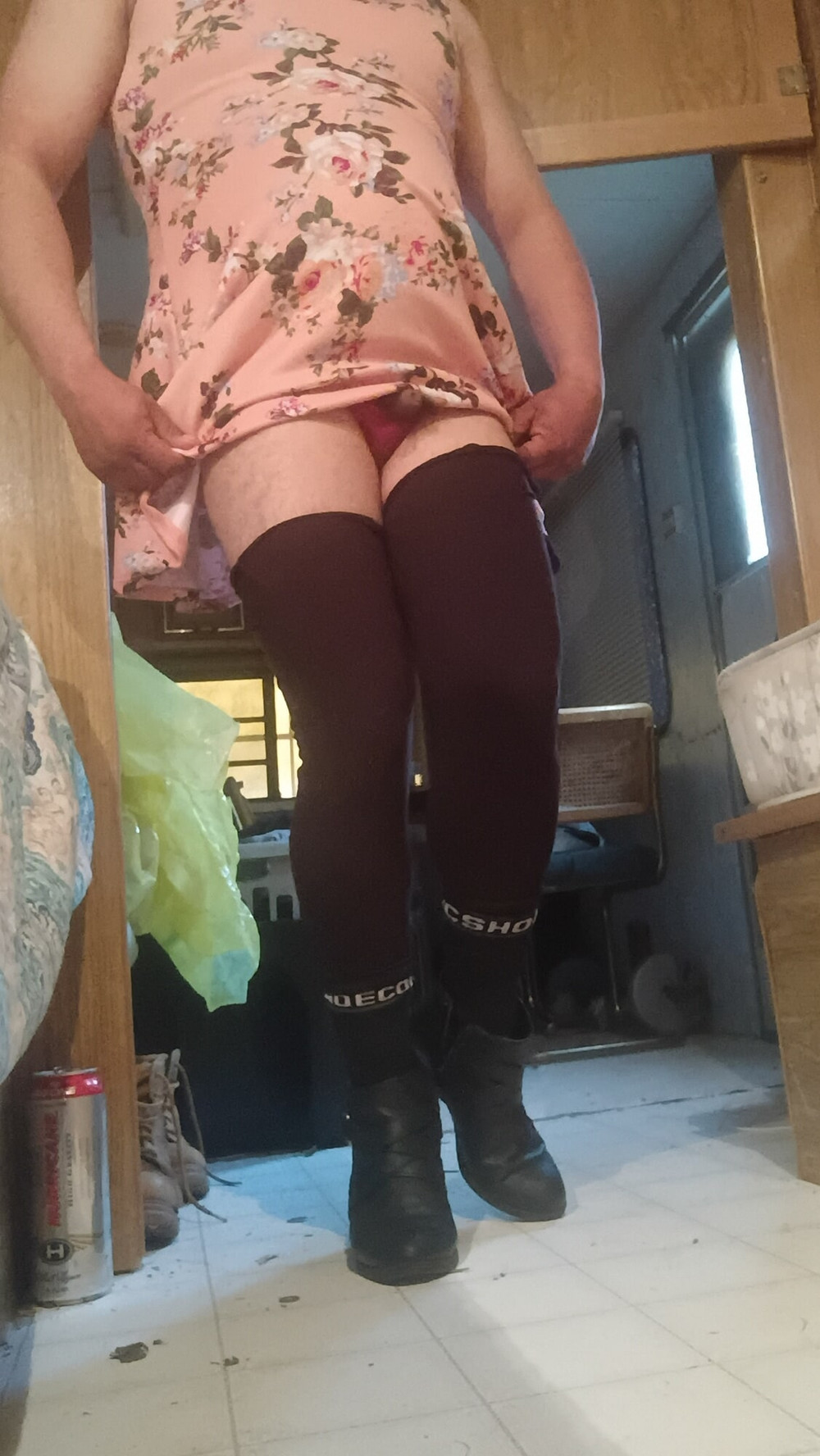 Sexy vestido en panty  #11