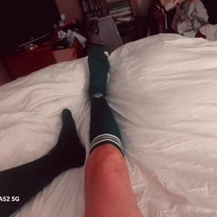 Soccer coach like my new socks 
