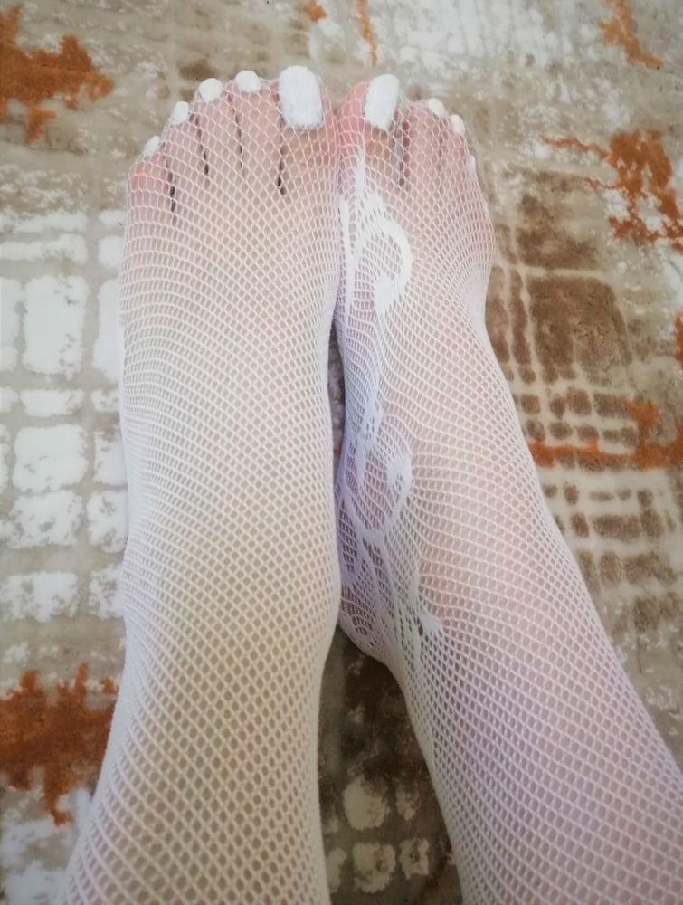 White Fishnets & My feet #25