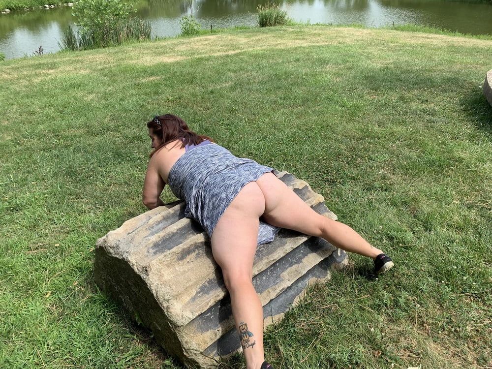 Sexy BBW Outdoors at the Park #17