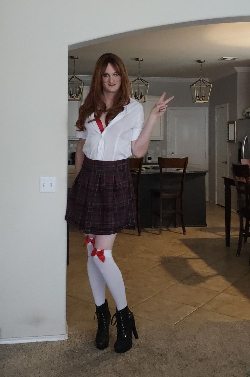 Sissy Femboy School Girl #9