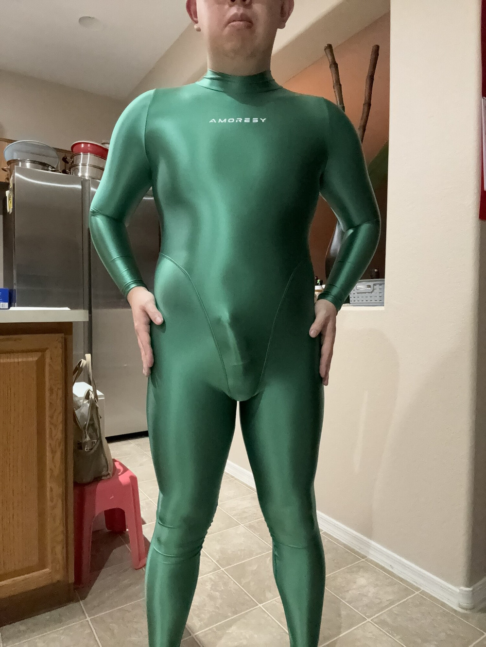 Green Amoresy Spandex Suit #8
