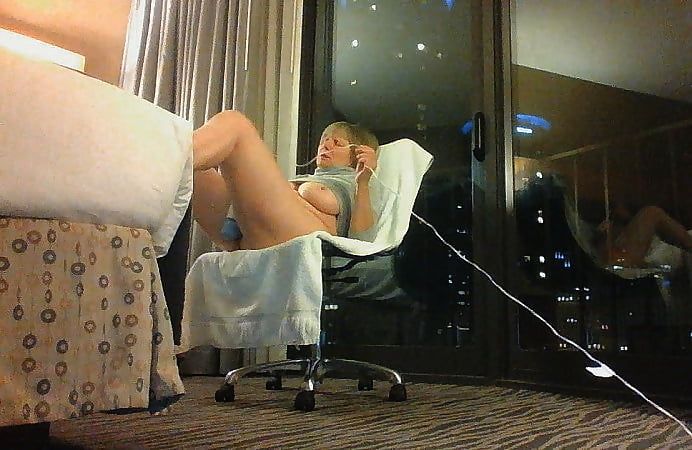 Mom orgasms in hotel window #34