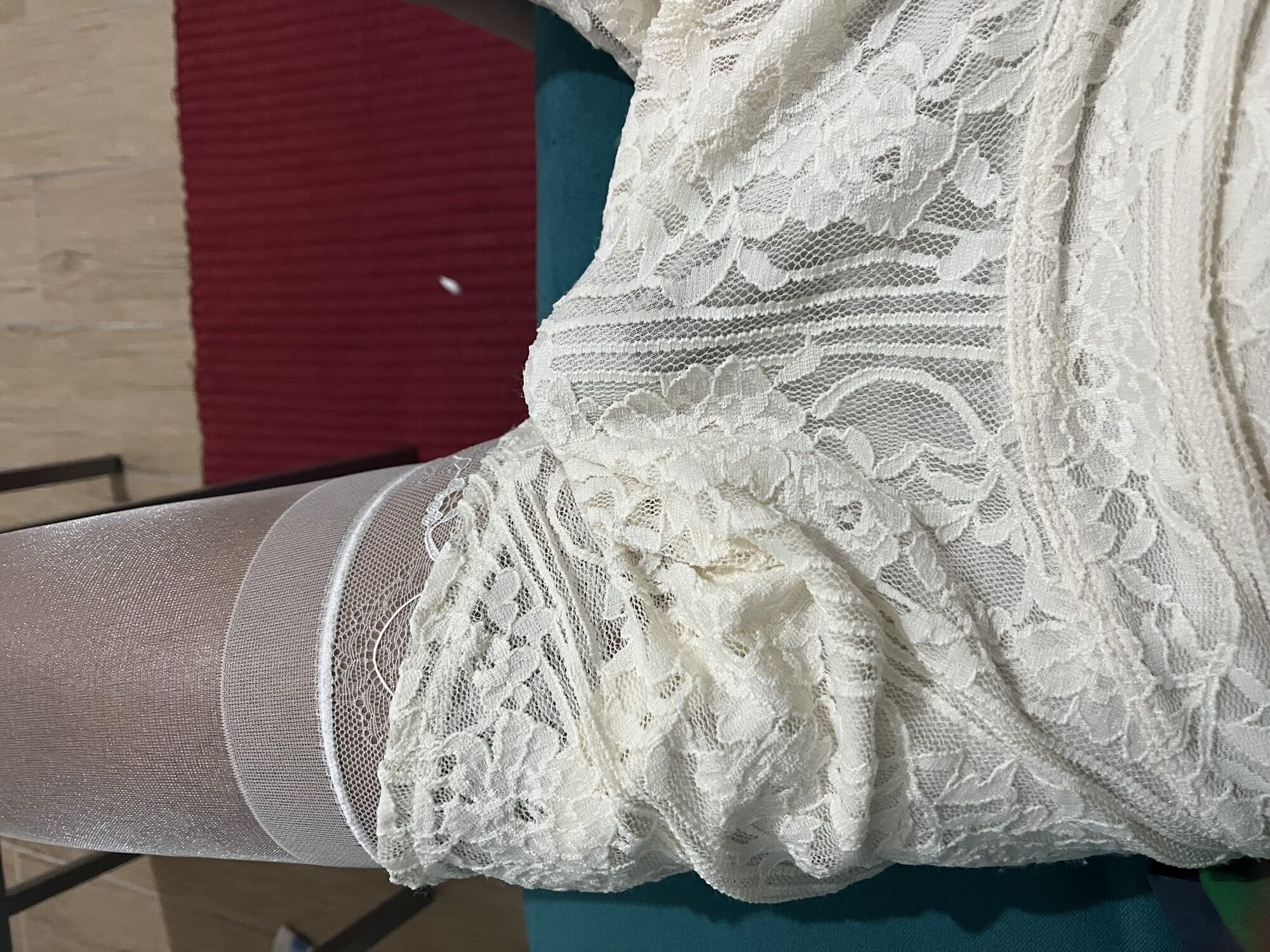 white mini skirt #3