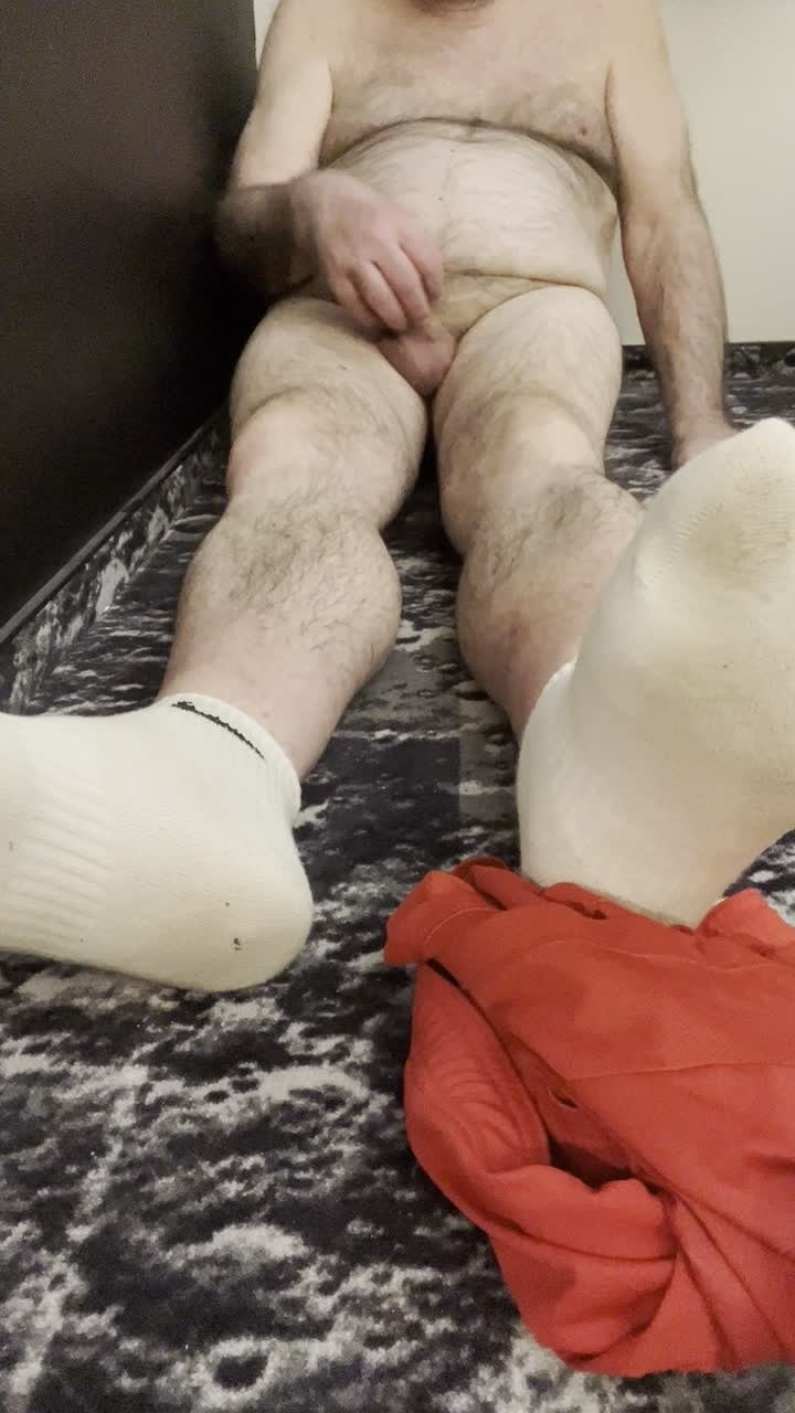 Coach Karl White Socks, Bare Feet Bare Balls 5835 #16